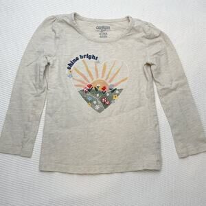 Oshkosh Embroidered Shine Bright Top